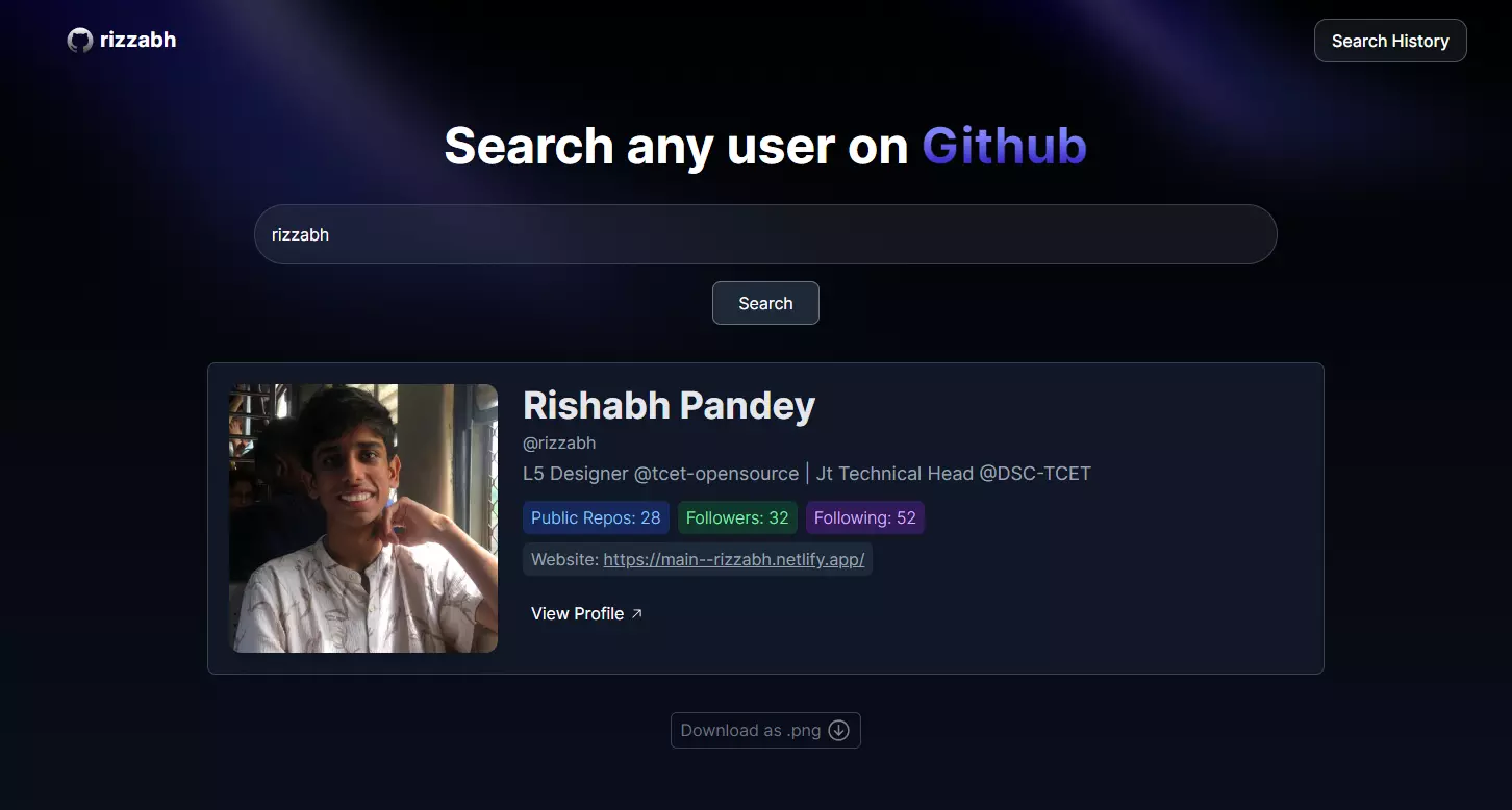 Github Searcher